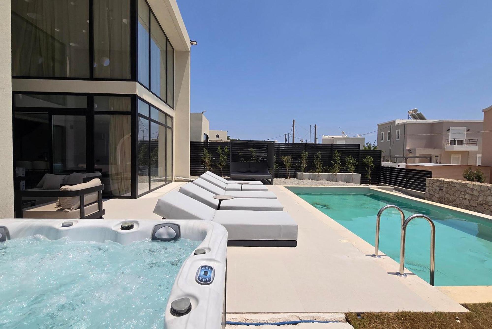 Trapezia Luxury Living Villa Kolymbia Eksteriør billede
