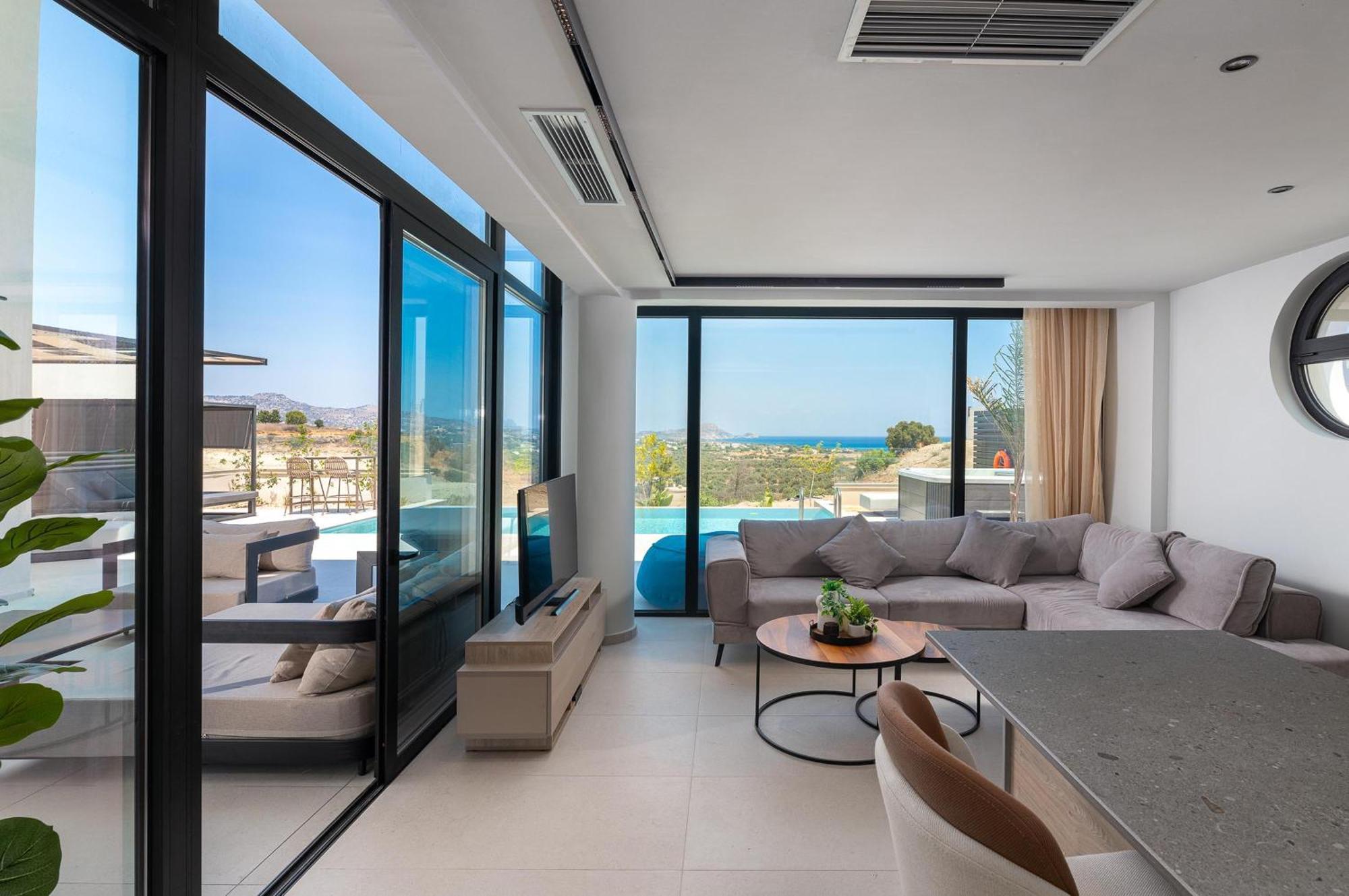 Trapezia Luxury Living Villa Kolymbia Eksteriør billede
