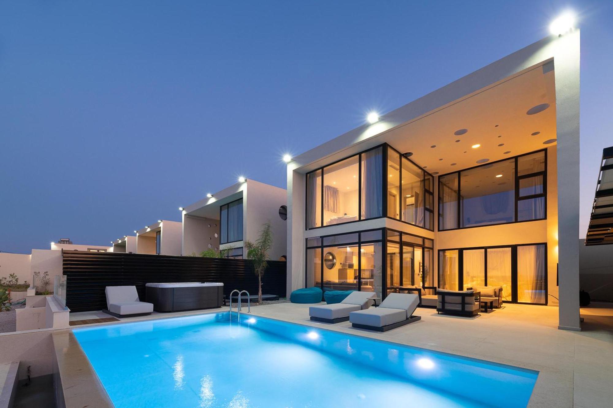 Trapezia Luxury Living Villa Kolymbia Eksteriør billede